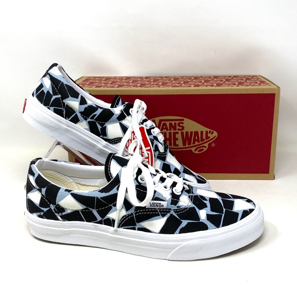 Vans Era Black White Skate Casual Shoes Men's Size Low Top Canvas VN0A54F19M1 - Picture 13 of 15